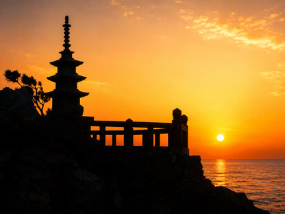 Busan: tour privado por la costa este con descenso en kart y visita a un templo