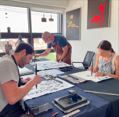 Seúl: clase de caligrafía coreana con un artista