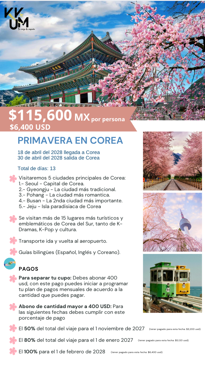 Primavera en Corea 2028