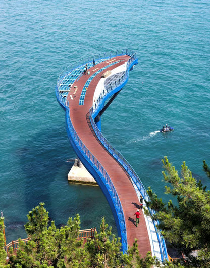 Busan: Excursión de 1 día a Haeundae Sky Capsule y al templo de Yonggungsa