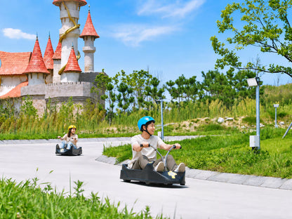 Busan: tour privado por la costa este con descenso en kart y visita a un templo