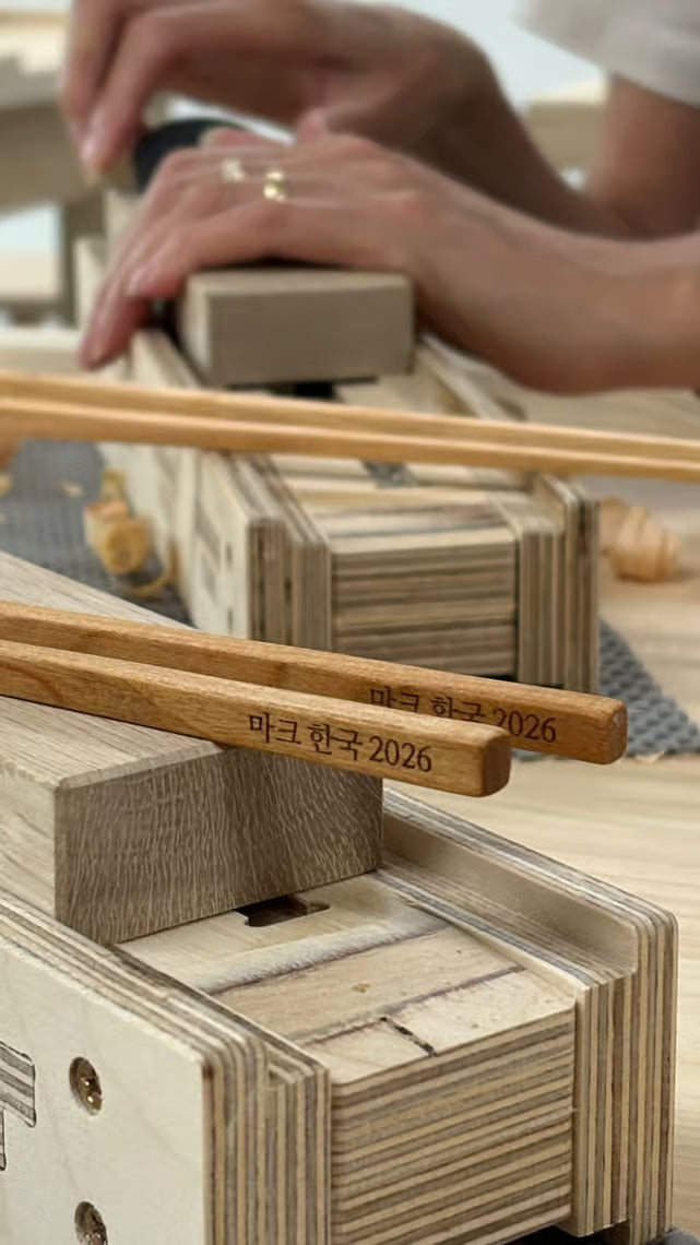 Seúl: taller de fabricación de palillos tradicionales en Insa